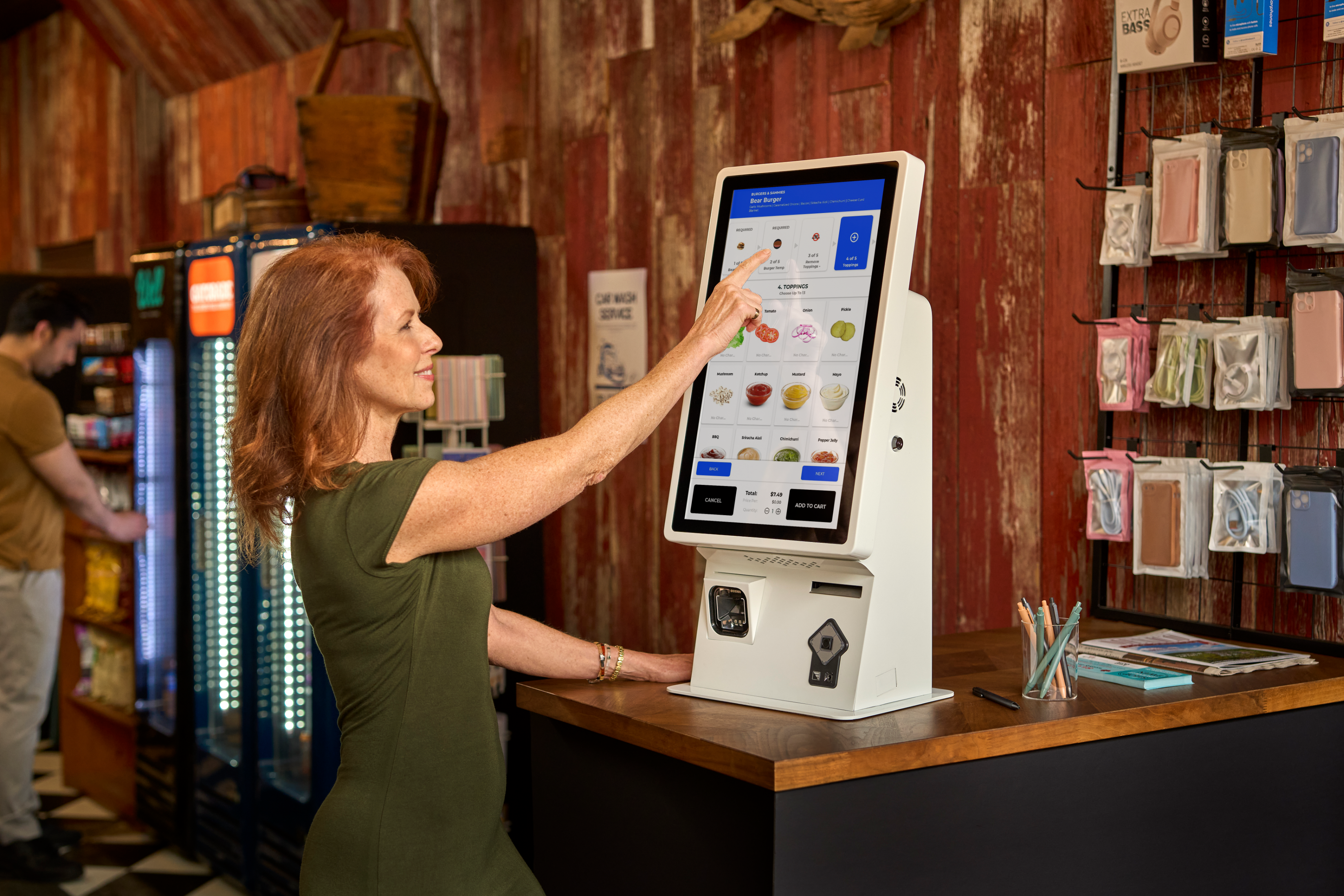 Verifone K350 kiosk in c-store