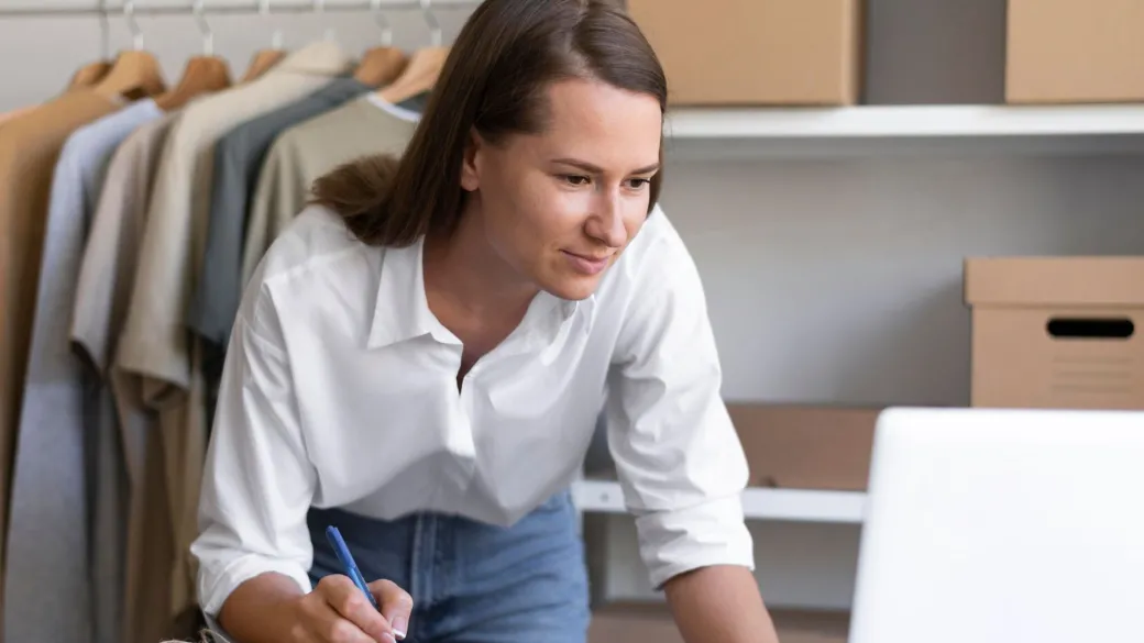 people hosted checkout woman smiling