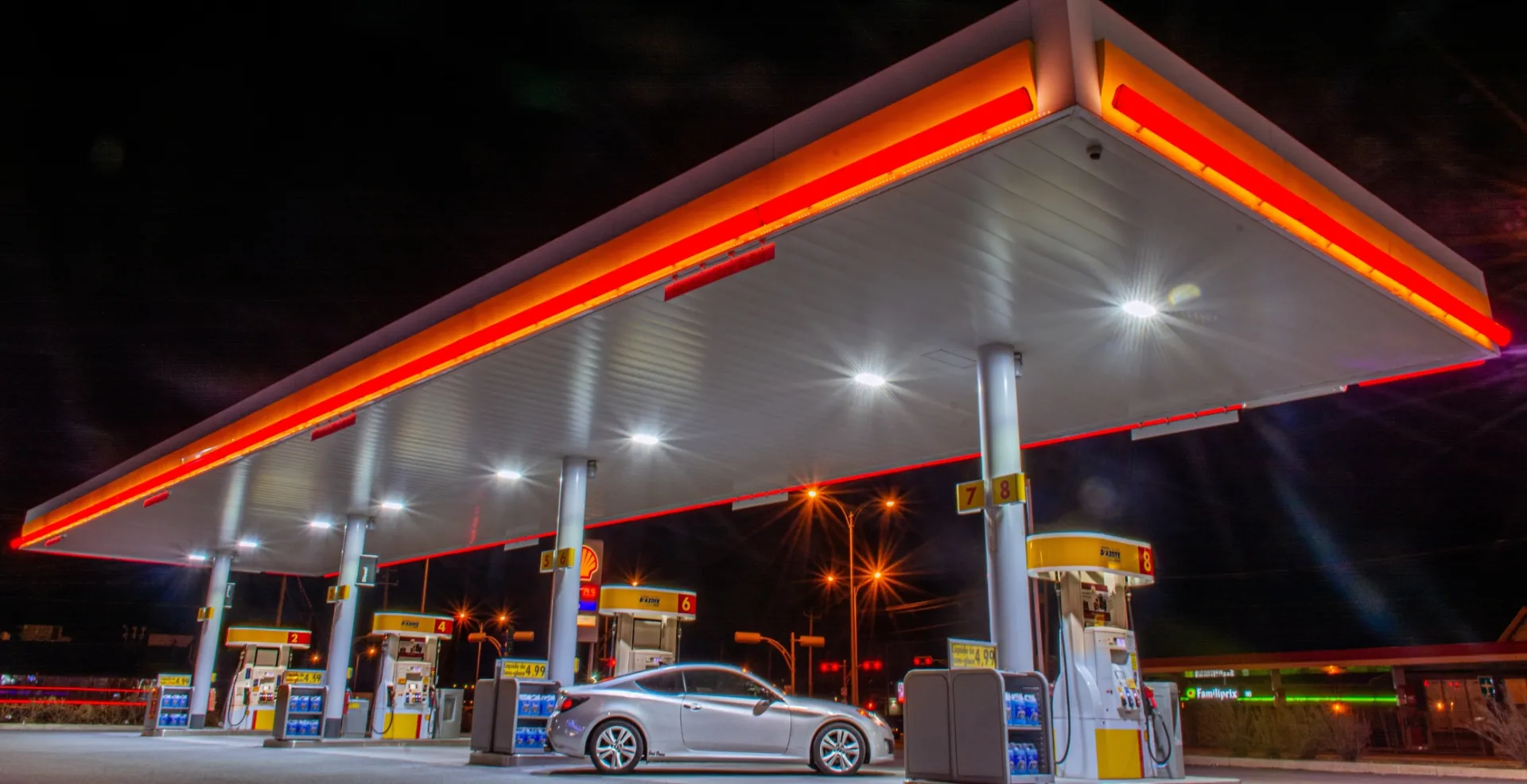 environmental in person payments gas station car