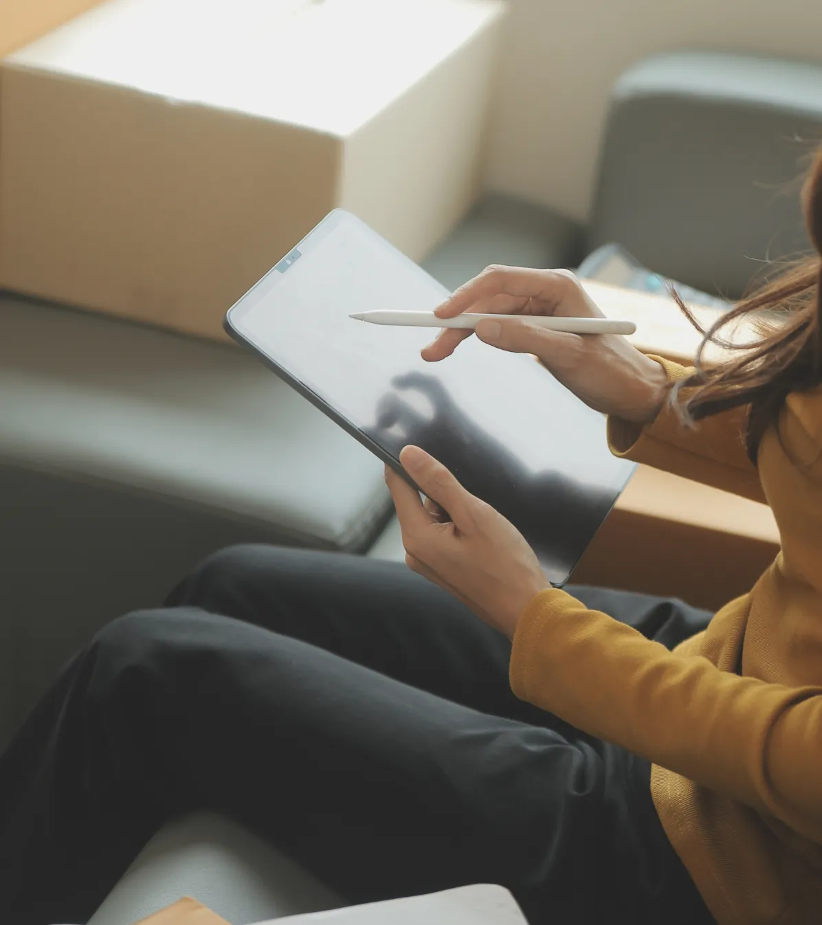 detail self service onboarding business woman start up small business entrepreneur success