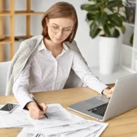 people tokenization elegant businesswoman dressed formally sitting