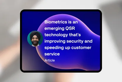 Content resource Thumbnail - Biometrics is an emerging QSR technology