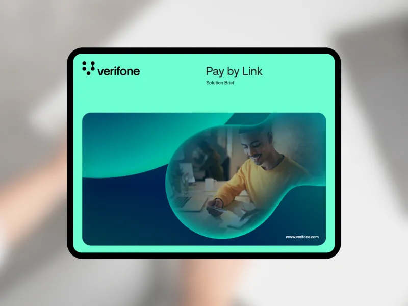 Pay by link Solution Brief cover