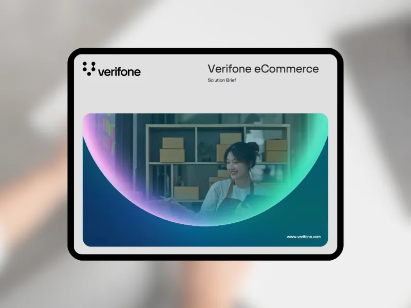 Content resource thumbnail - Verifone eCommerce Solution Briefe