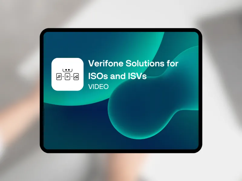 Content resource thumbnail - Verifone Solutions for ISOs and ISVs video